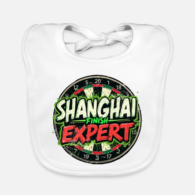 Fléchettes Shanghai Finish Fun Bavoir bio Bébé