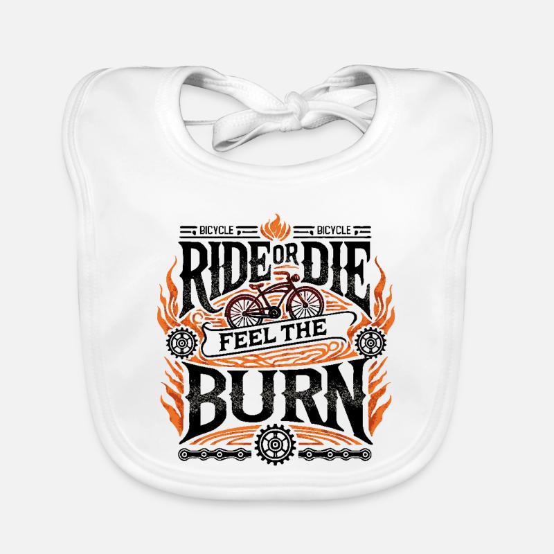 Ride or Die – Feel the Burn Organic Baby Bibs