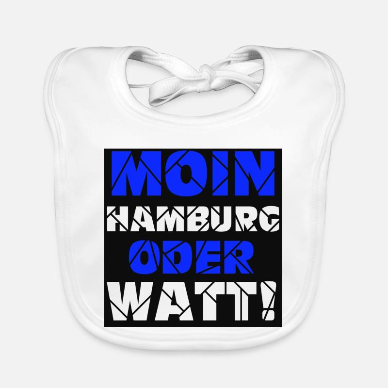 Hamburg , Moin oder watt (25) Baby Bio-Lätzchen