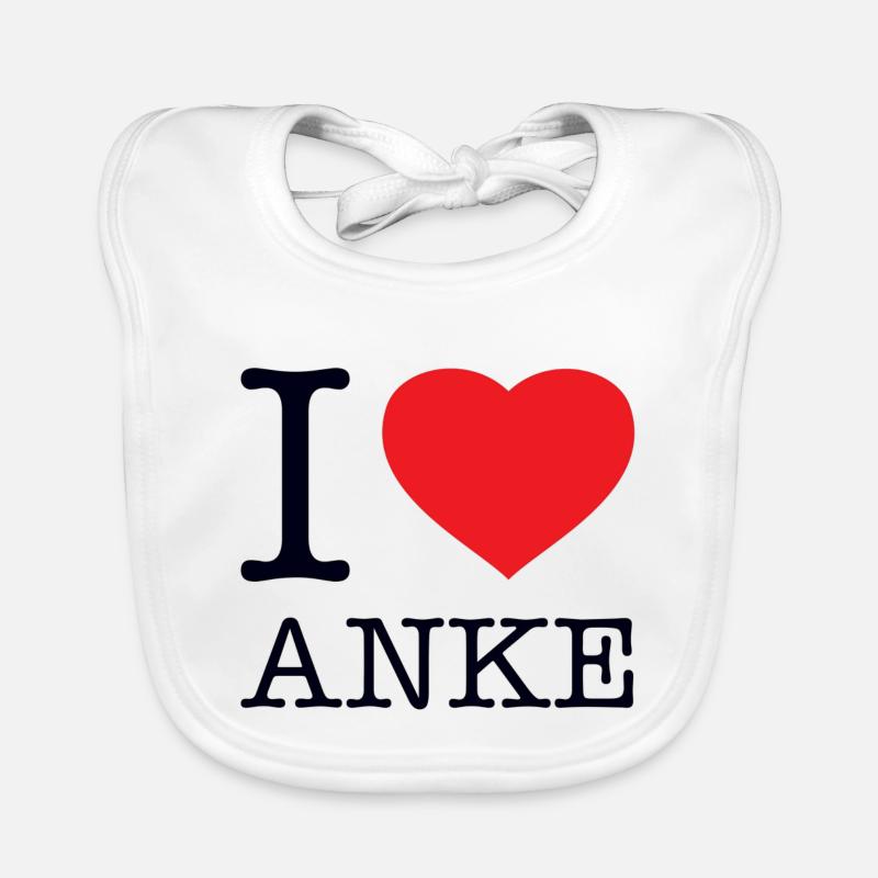 I LOVE ANKE Organic Baby Bibs