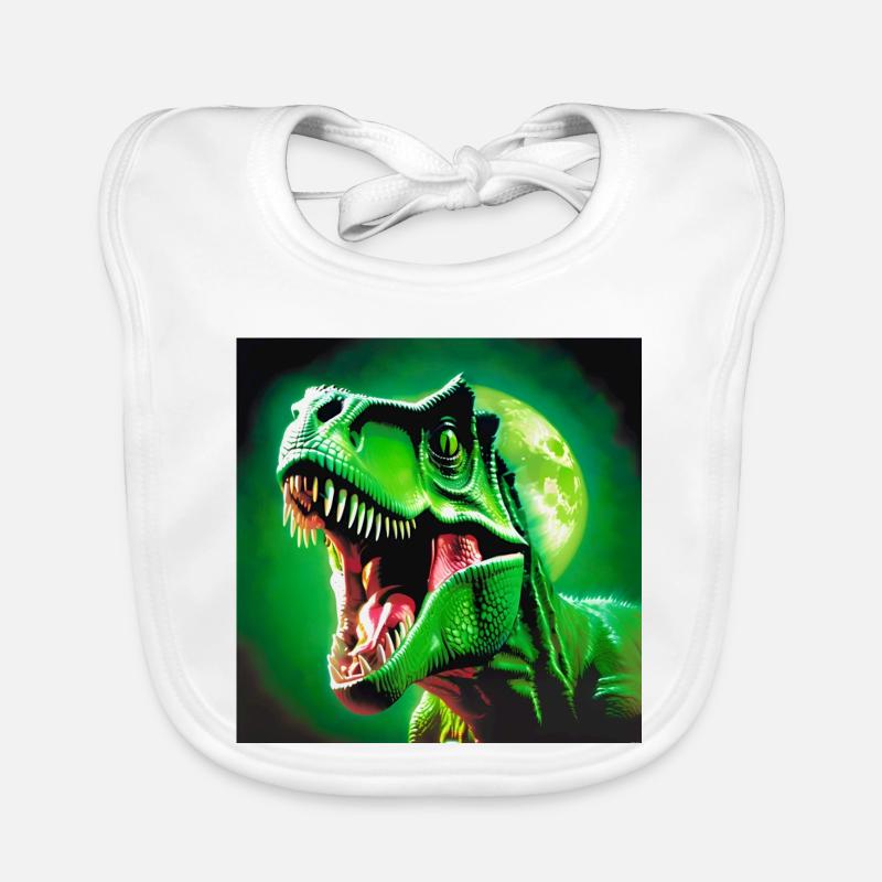 T-rex, prehistory, t-rex Organic Baby Bibs
