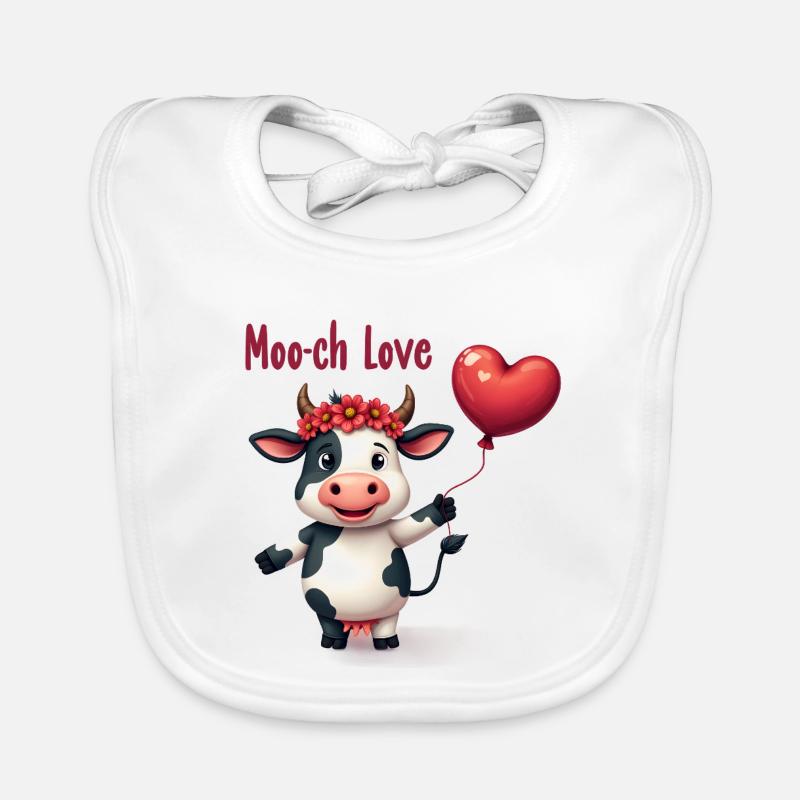 Moo-ch Love Bavoir bio Bébé