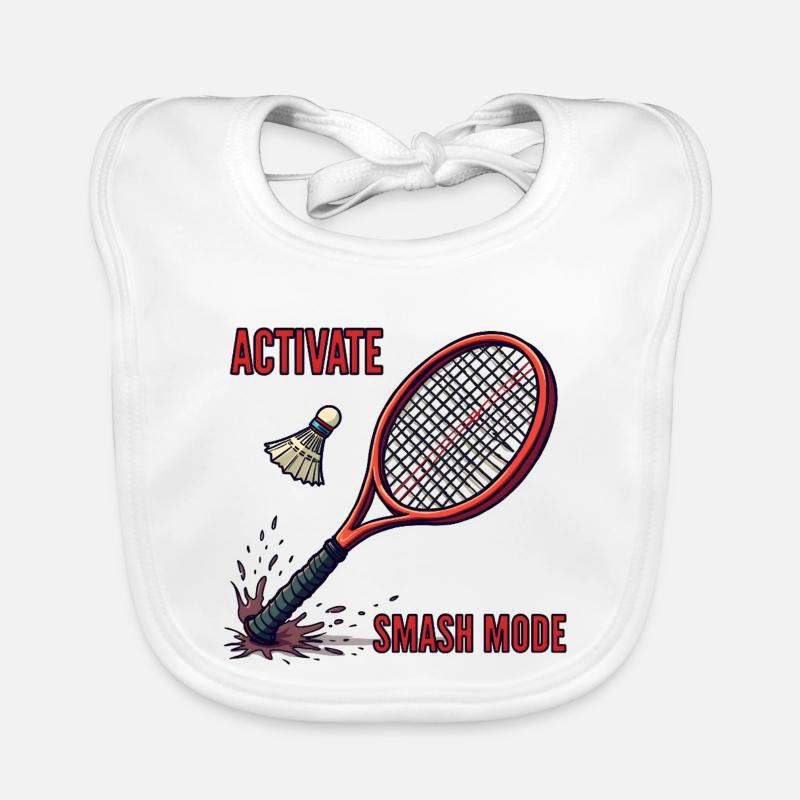 Activer le mode Smash - Bavoir bio Bébé - blanc