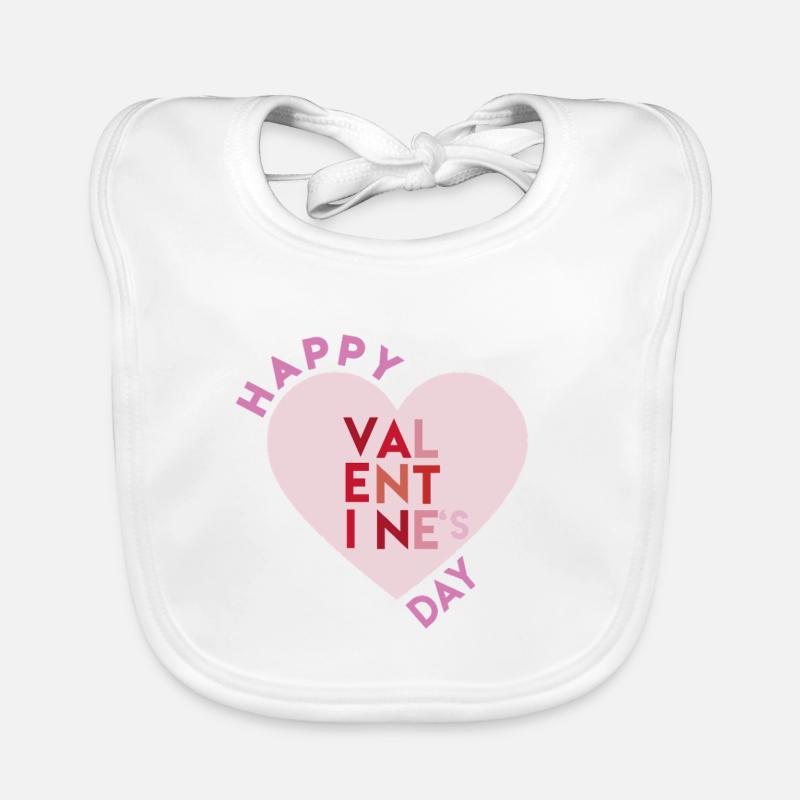 Happy Valentines Day 2 Baby Bio-Lätzchen