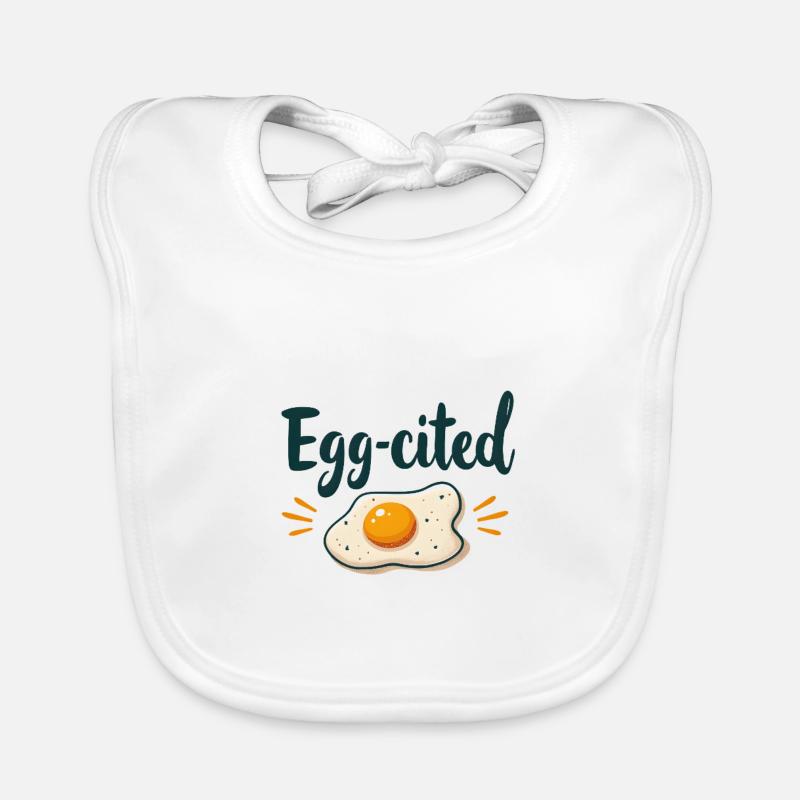 Egg-cited Organic Baby Bibs