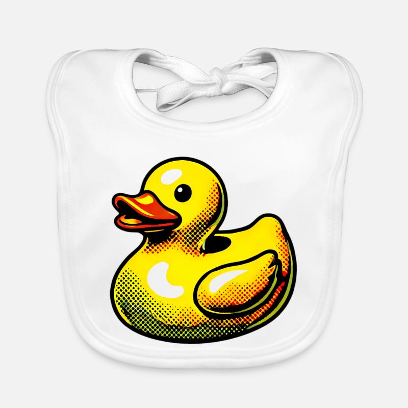 Duckling Duck Duck Duck Organic Baby Bibs