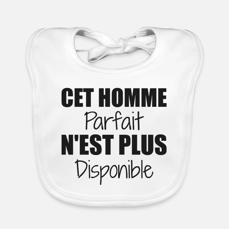 This perfect man is no longer available as a couple Organic Baby Bibs