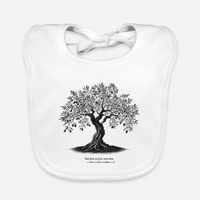 Olive tree Organic Baby Bibs