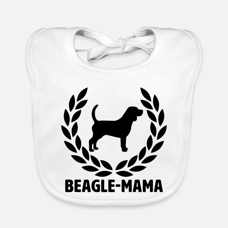 Maman Beagle Bavoir bio Bébé