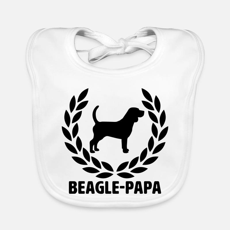 Papa Beagle Bavoir bio Bébé
