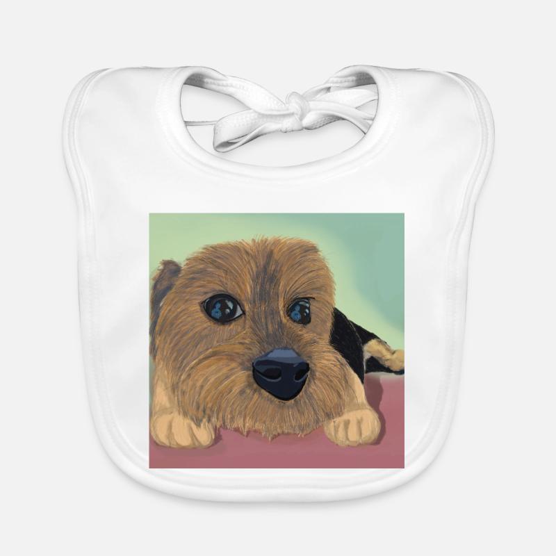 Hundeaugen oder Liebesreflex Baby Bio-Lätzchen