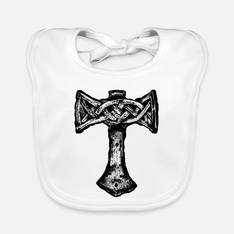 Mjöllnir symbole viking Bavoir bio Bébé