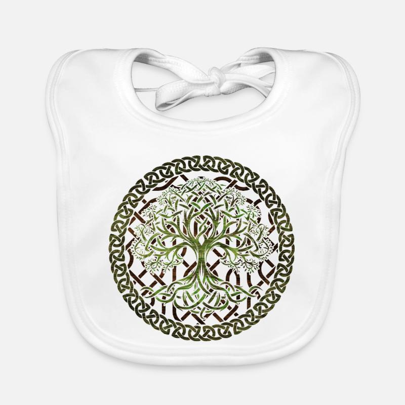 Yggdrasil arbre de vie Bavoir bio Bébé