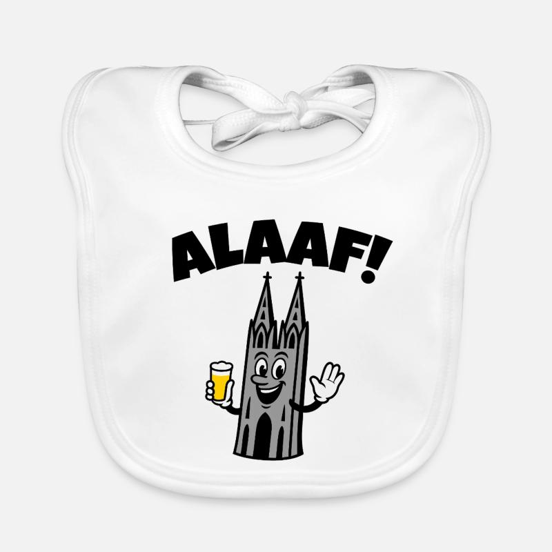 Alaaf Kolner Dom Baby Bio-Lätzchen