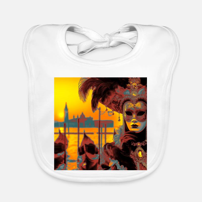 Carnaval Venitien Bavoir bio Bébé