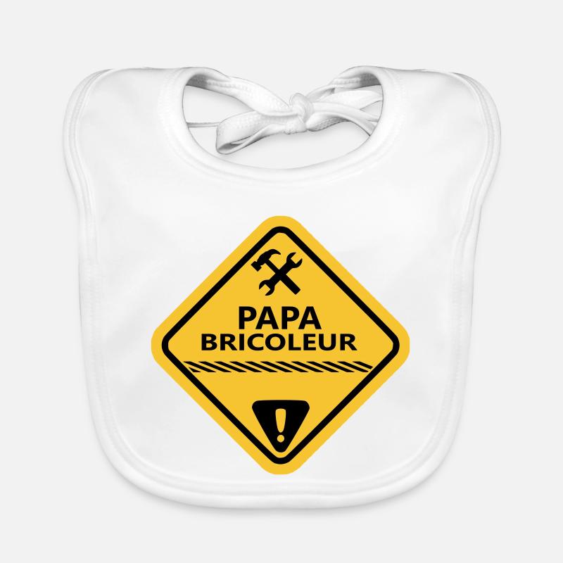 Handwerker Papa Baby Bio-Lätzchen