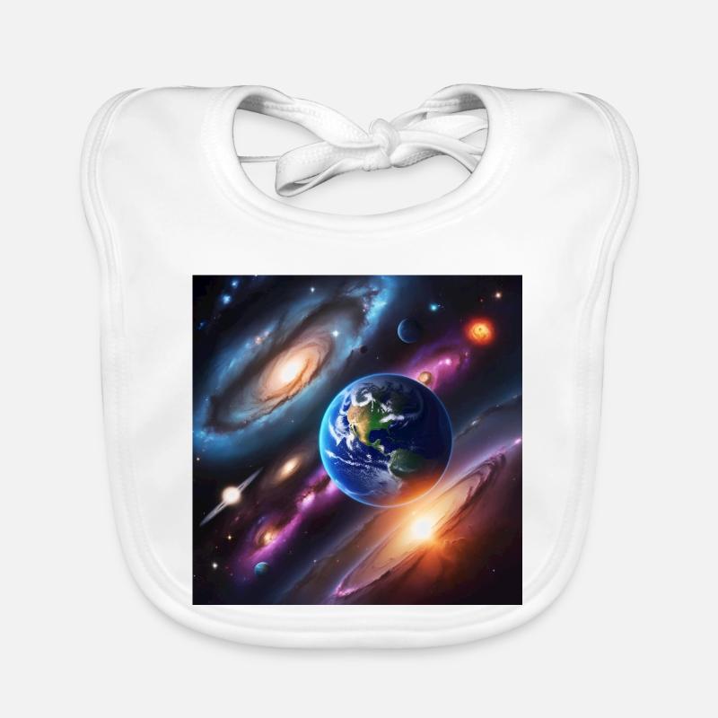 Système solaire / Solar System Bavoir bio Bébé