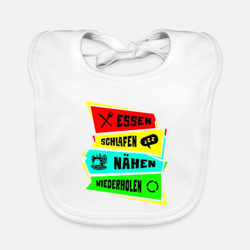 Eat. Sleep. Sew. Try again. Organic Baby Bibs