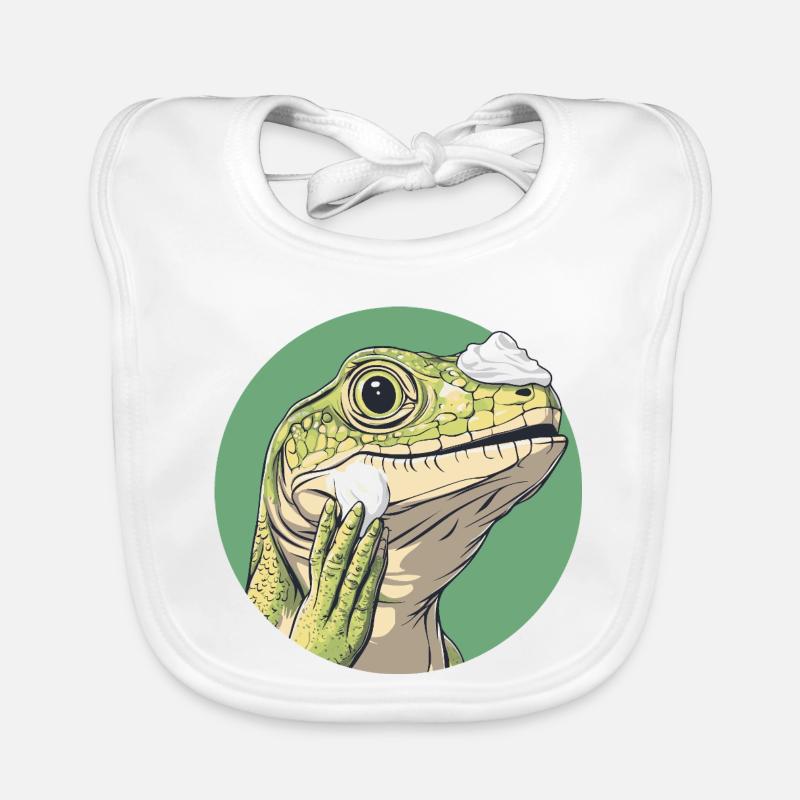 Rasage des lézards – plus doux que jamais ! Bavoir bio Bébé