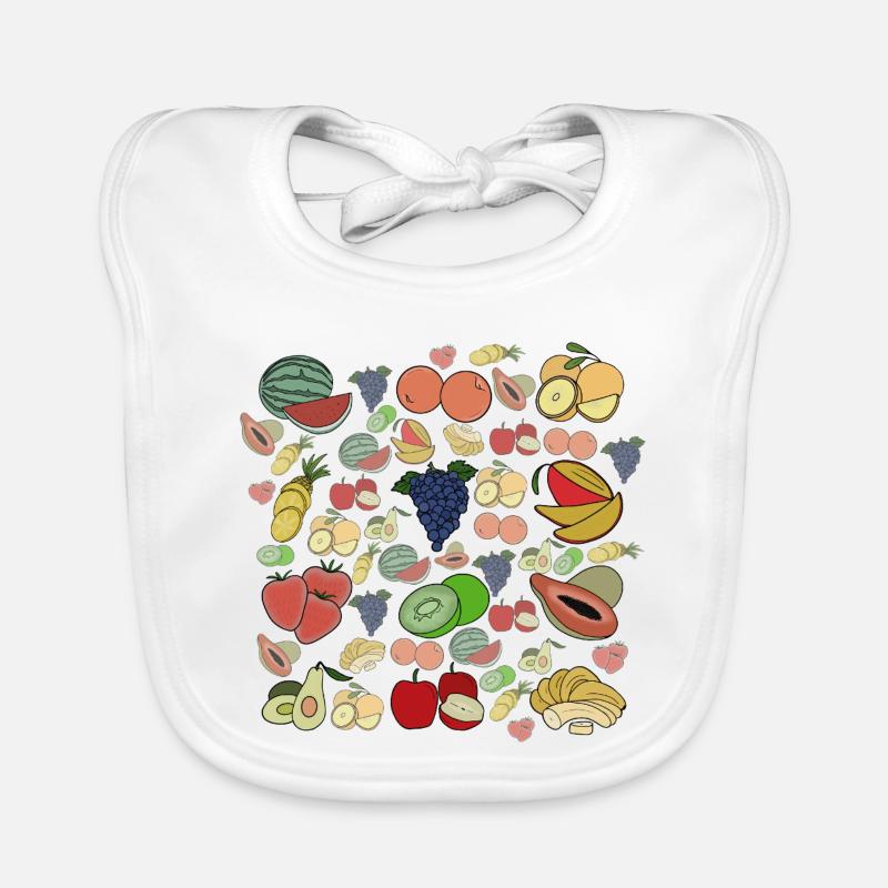 Fruits Organic Baby Bibs