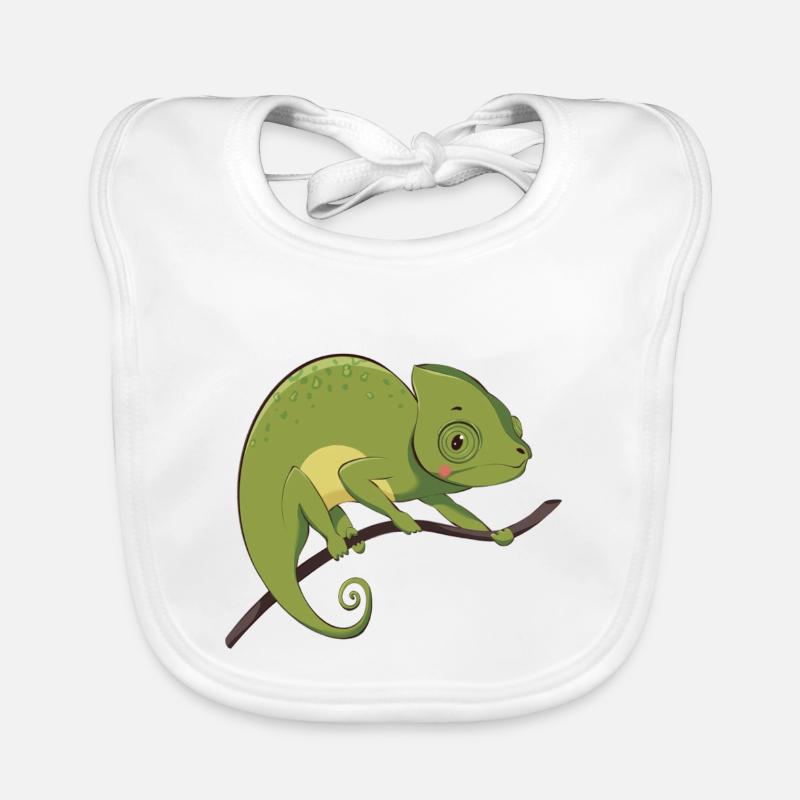 Chamäleon Baby Bio-Lätzchen