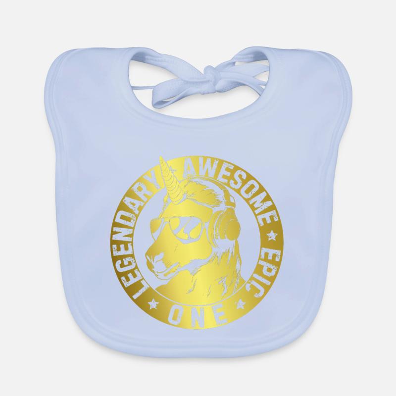 LEGENDARY AWESOME EPIC ONE Organic Baby Bibs