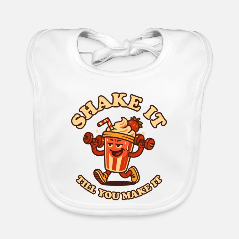 Shake It Till You Make It Organic Baby Bibs