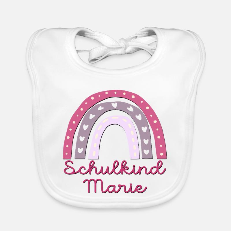 SCHULANFANG SCHULKIND MARIE Baby Bio-Lätzchen