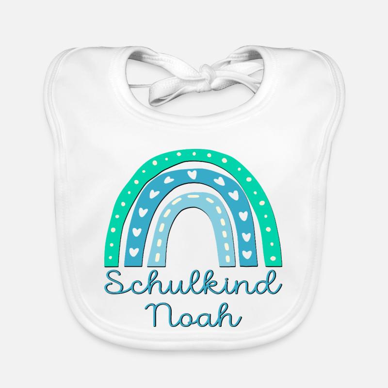 SCHULANFANG SCHULKIND NOAH Baby Bio-Lätzchen