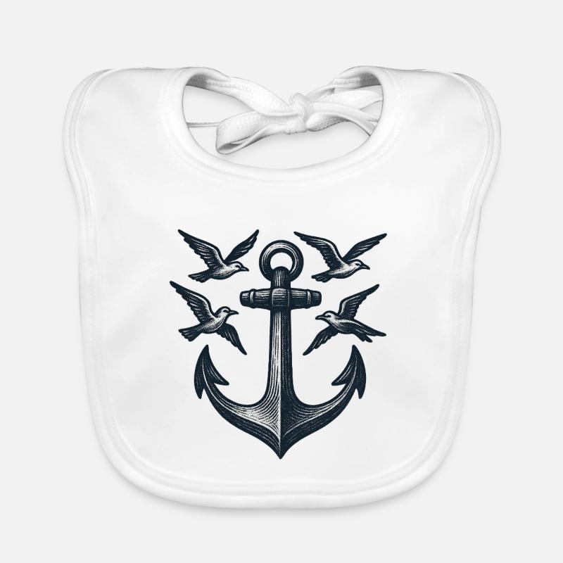 Anchor Seagull Organic Baby Bibs