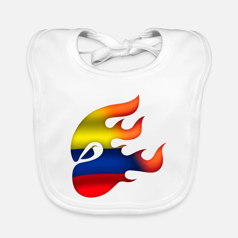 Drapeau de la Colombie - Colombie - Ninja Bavoir bio Bébé