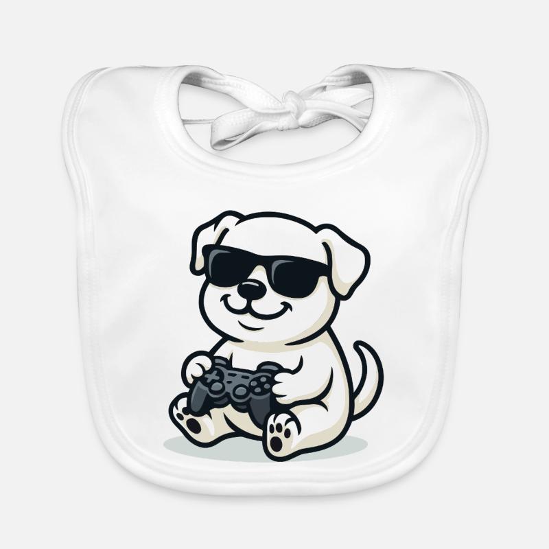 Controller Pup Organic Baby Bibs