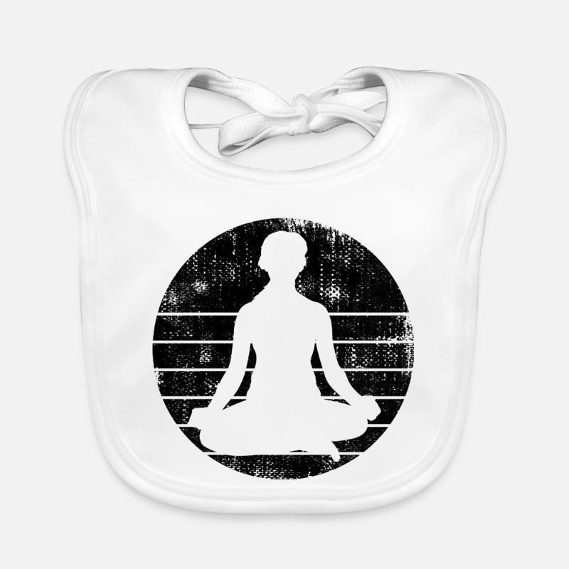Yogi - Bavoir bio Bébé - blanc