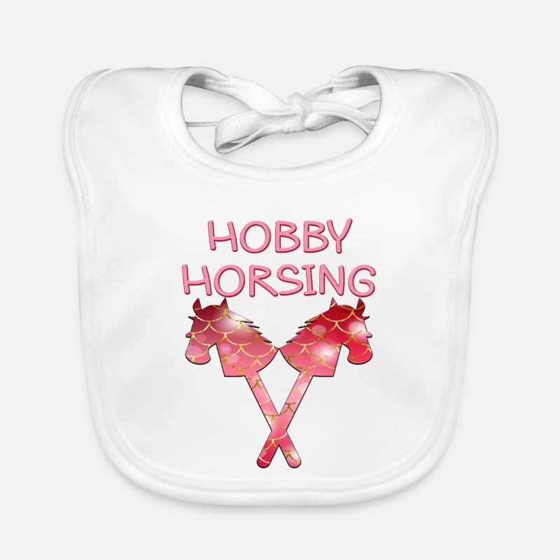 HOBBY HORSING PFERDE Baby Bio-Lätzchen