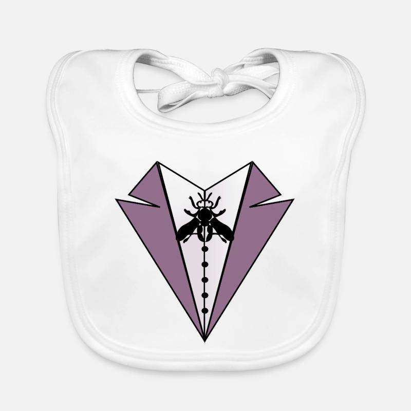 JEU DE MOTS COSTUME DE CARNAVAL NOEUD PAPILLON Bavoir bio Bébé