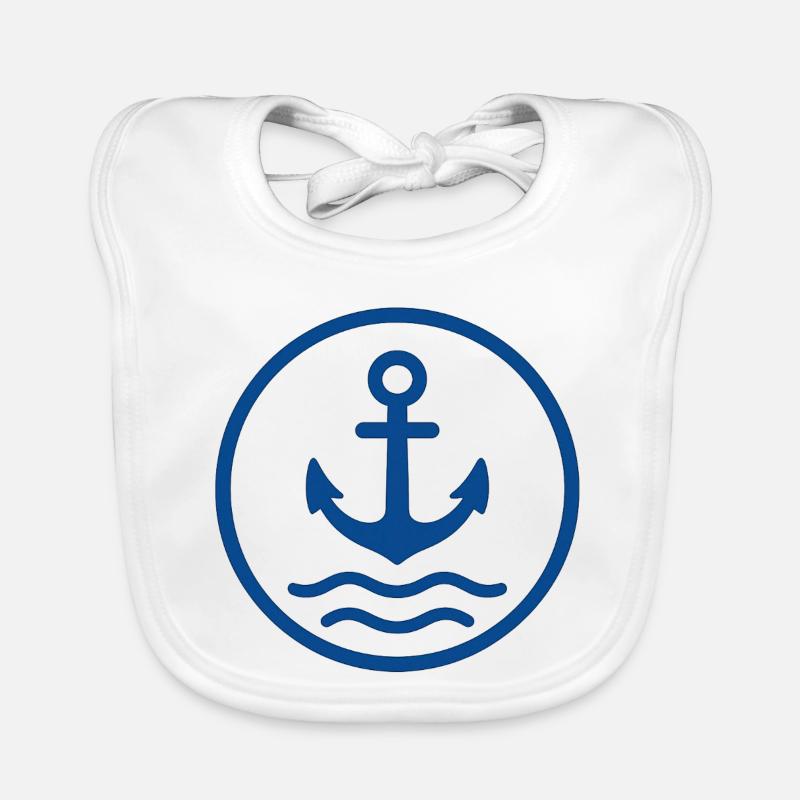 Ancre Conception Nautique Bavoir bio Bébé