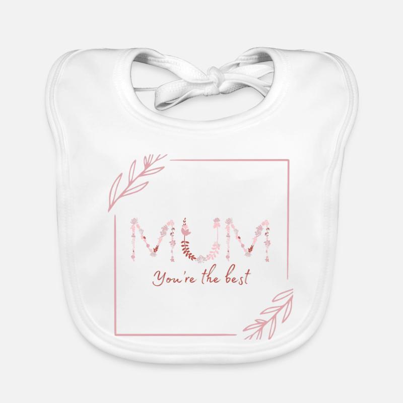 Liebevoller Muttertochter Spruch Baby Bio-Lätzchen