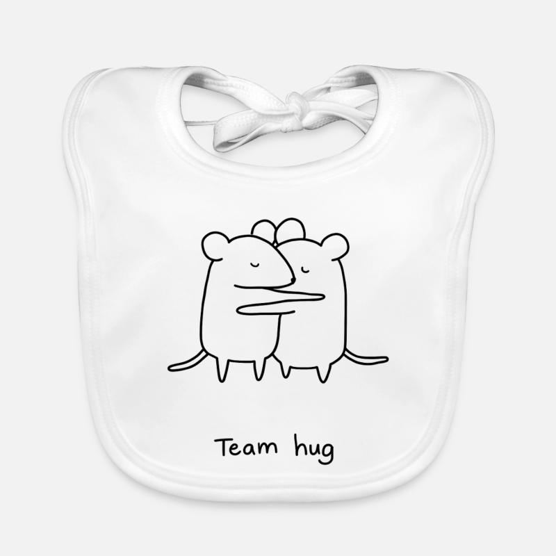 Team hug Baby Bio-Lätzchen