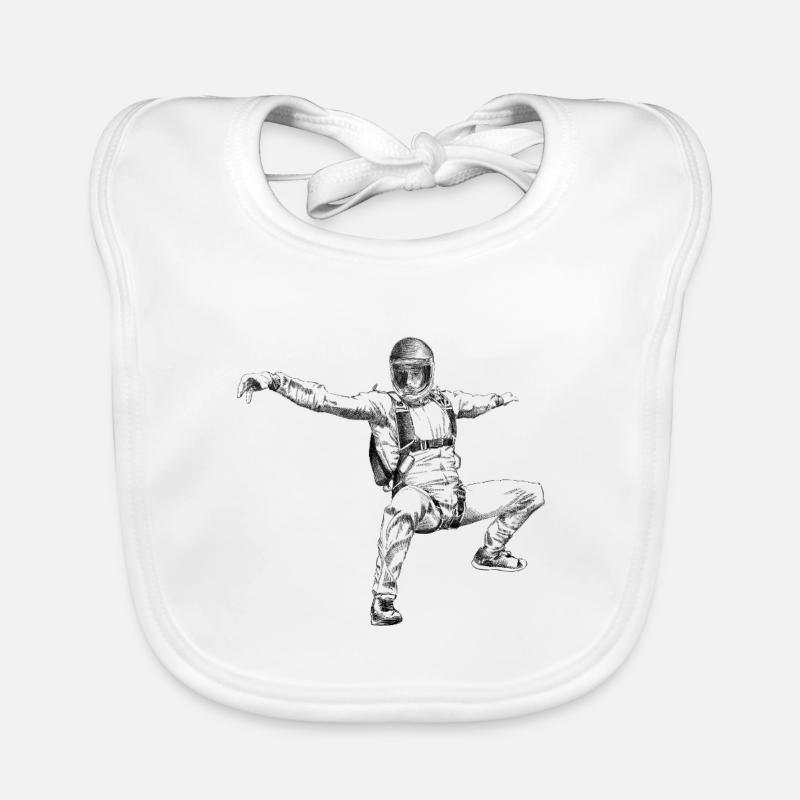 Skydiver Baby Bio-Lätzchen