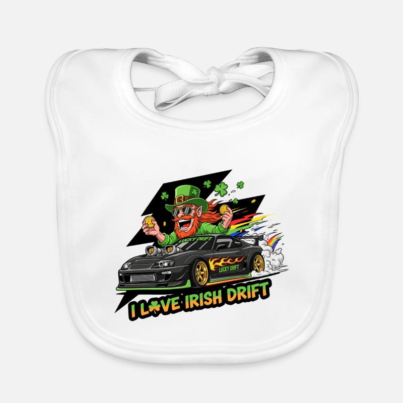 Irisches Drift Celebration T-Shirt Baby Bio-Lätzchen
