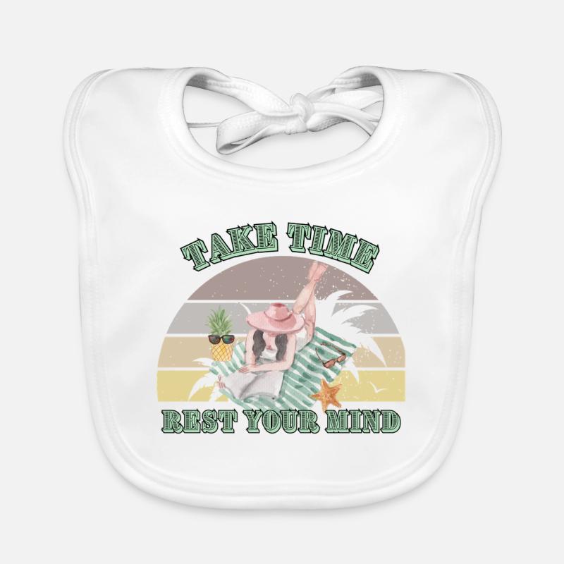 Erholsame Sommerpause Baby Bio-Lätzchen