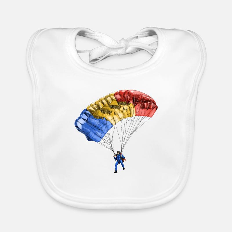 Fallschirm Baby Bio-Lätzchen