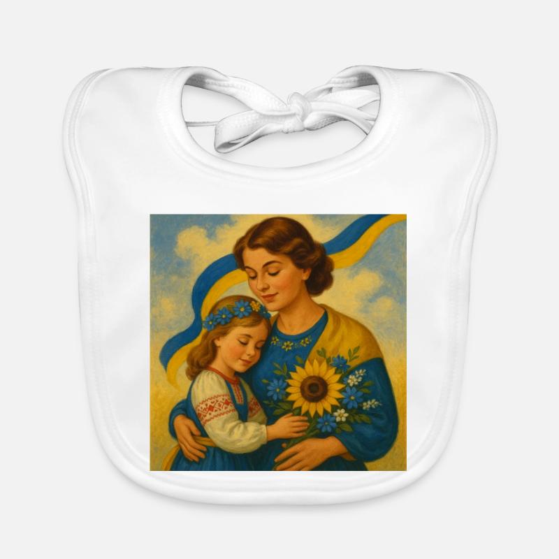 L’inquiétude d’une mère ukrainienne Bavoir bio Bébé