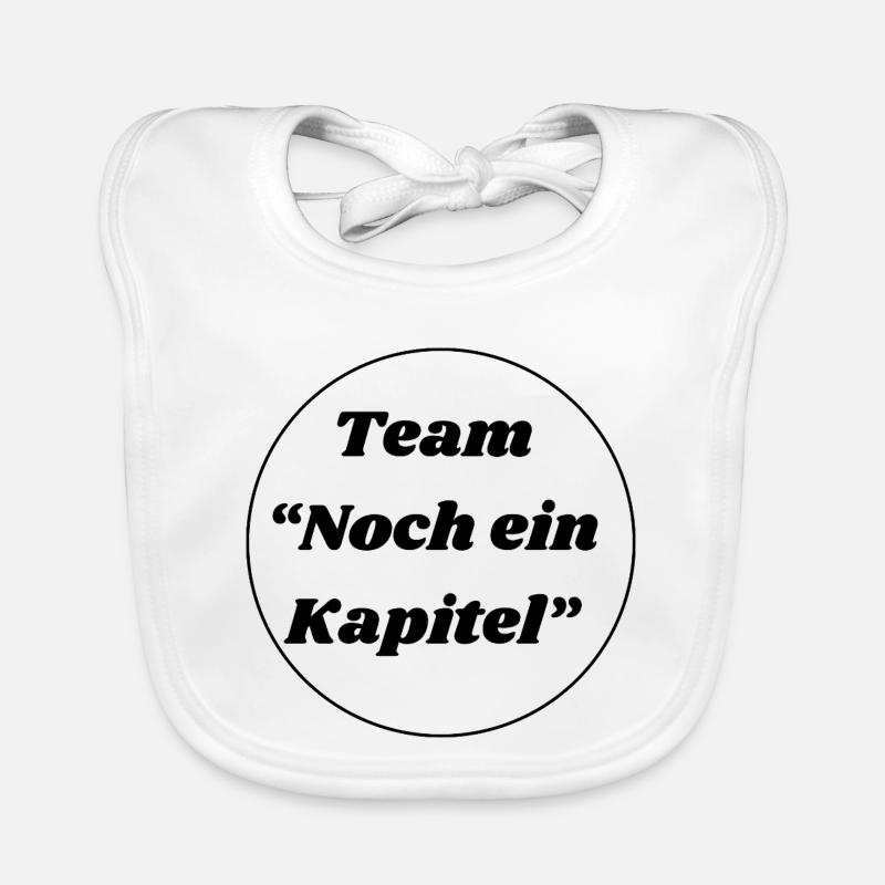 Team "noch ein Kapitel" Baby Bio-Lätzchen
