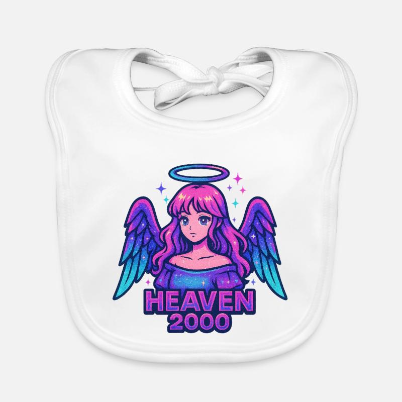 Celestial Angel Design Organic Baby Bibs