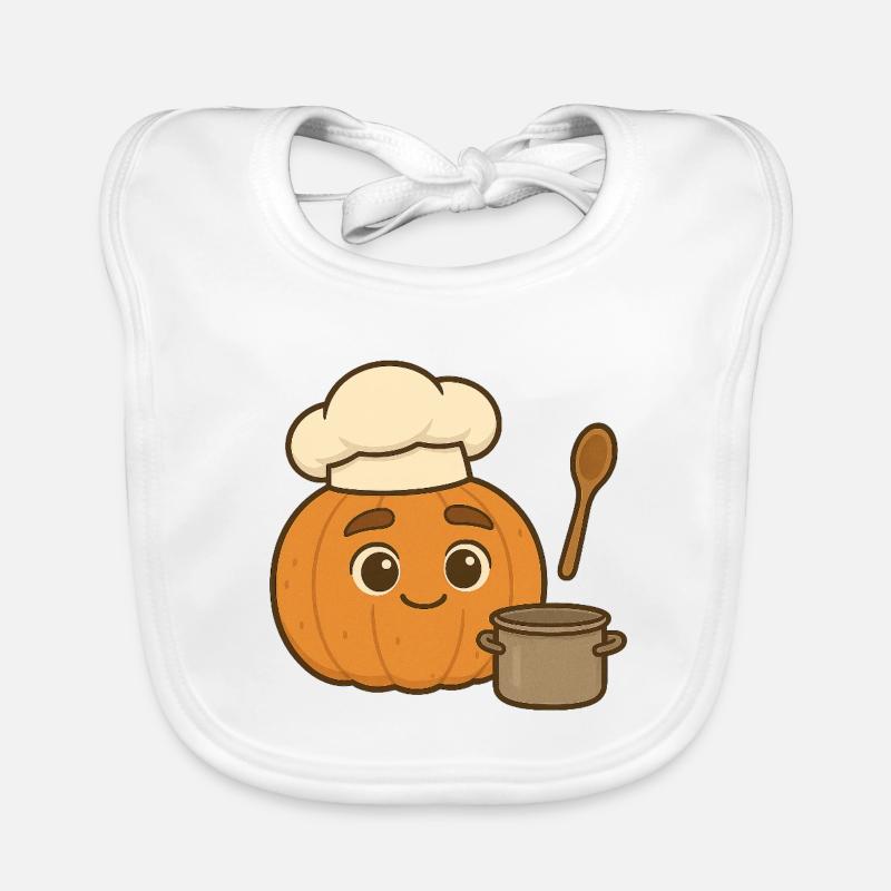 Freddie Pumpkin 3 Baby Bio-Lätzchen