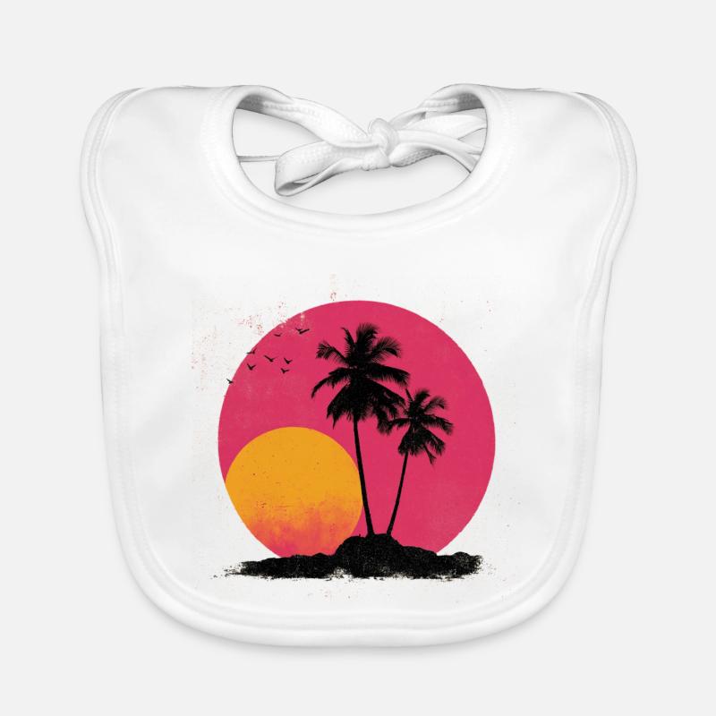 Lever du soleil Bavoir bio Bébé