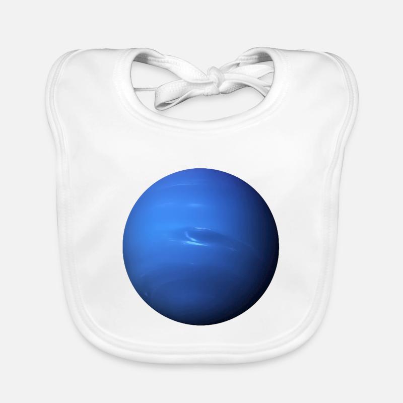 Neptune - Planète Neptune Bavoir bio Bébé