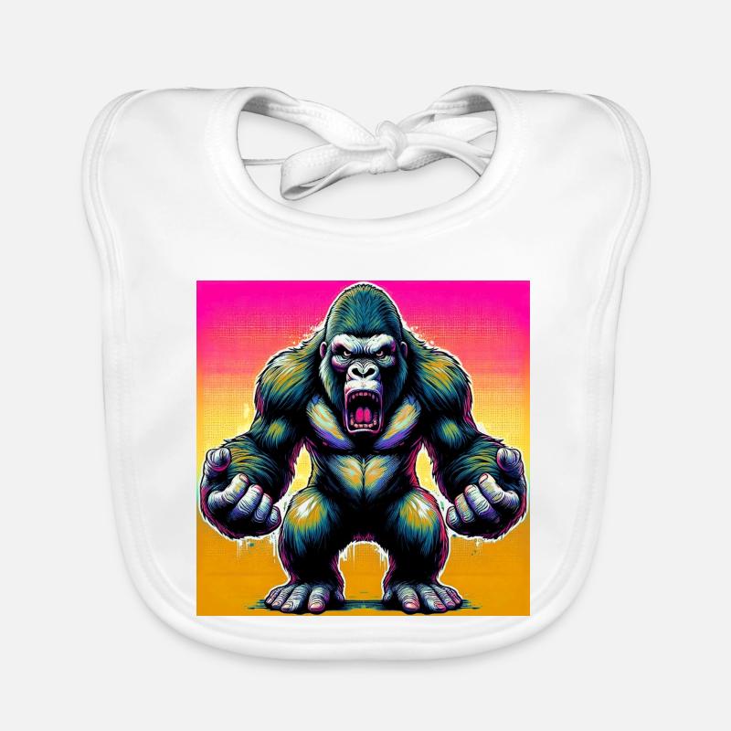 gorille Bavoir bio Bébé