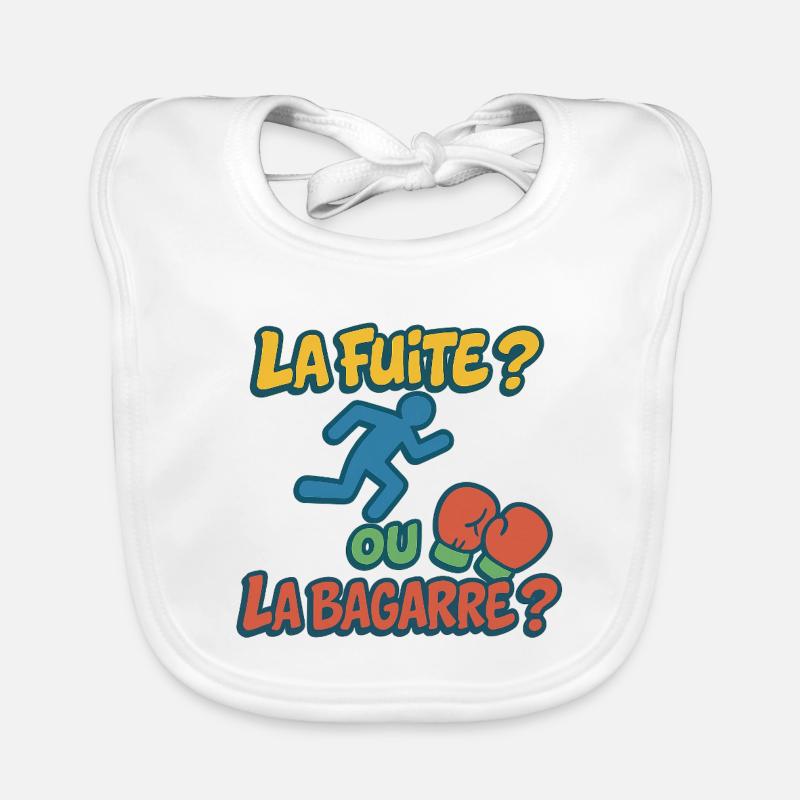 Flight or fight Organic Baby Bibs